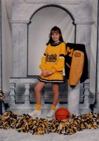 Lisa was a cheerleader in high school