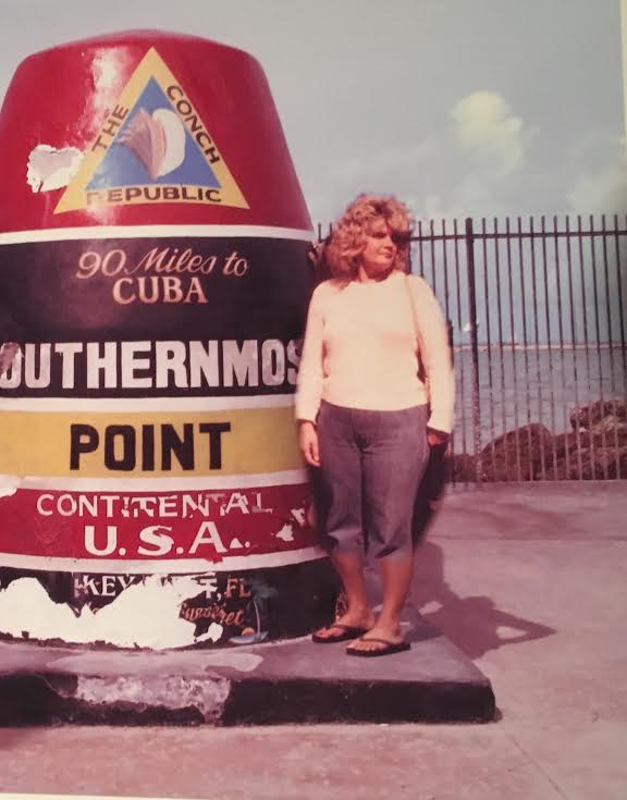 The author in Key West, Florida, circa February, 1986.
