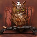 Steampunk Owl Cake 2